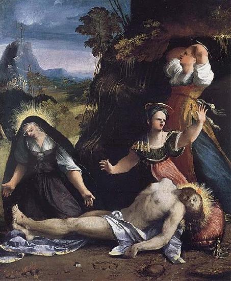 Dosso Dossi Lamentation over the Body of Christ by Dosso Dossi oil painting picture
